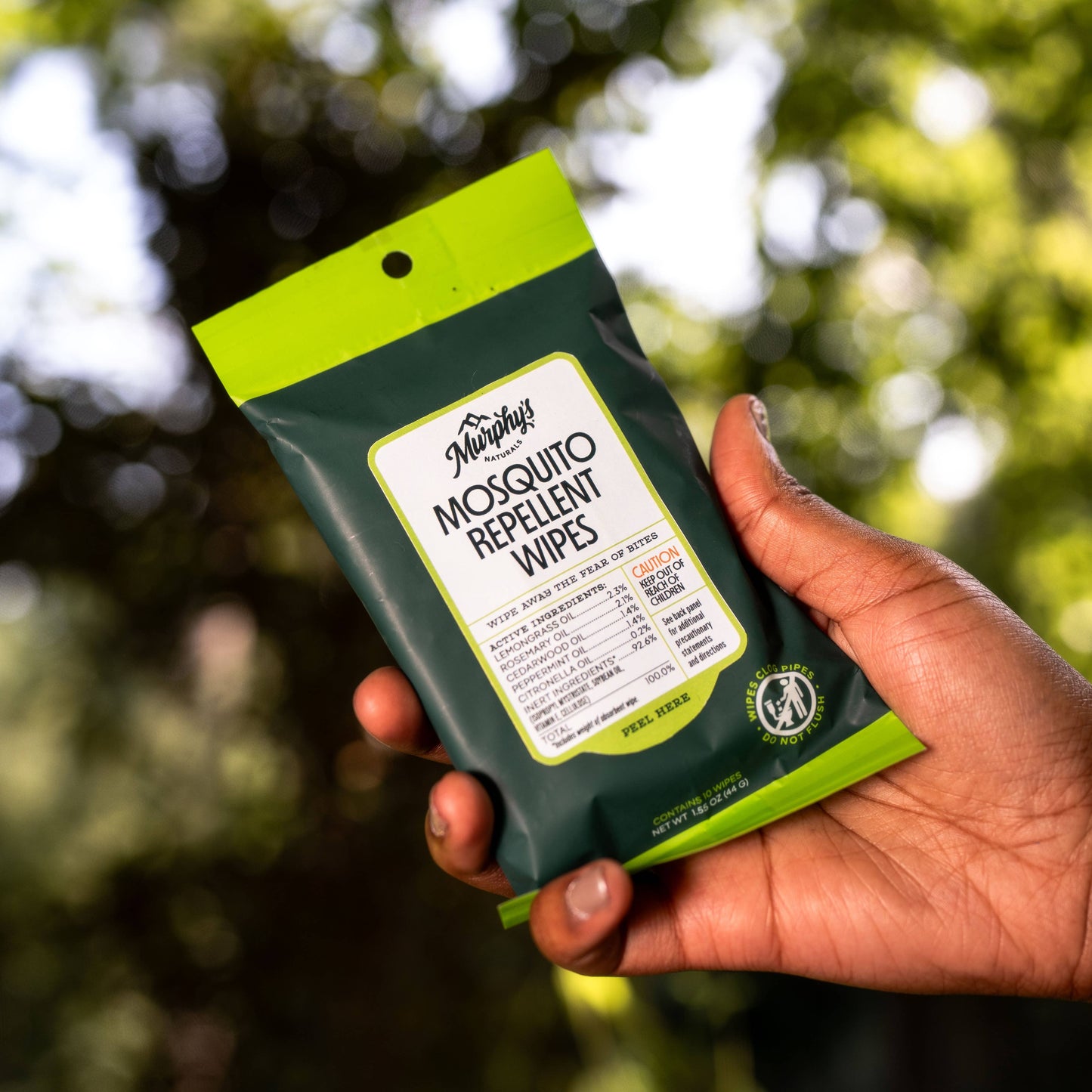 Mosquito Repellent Wipes - Display of 6