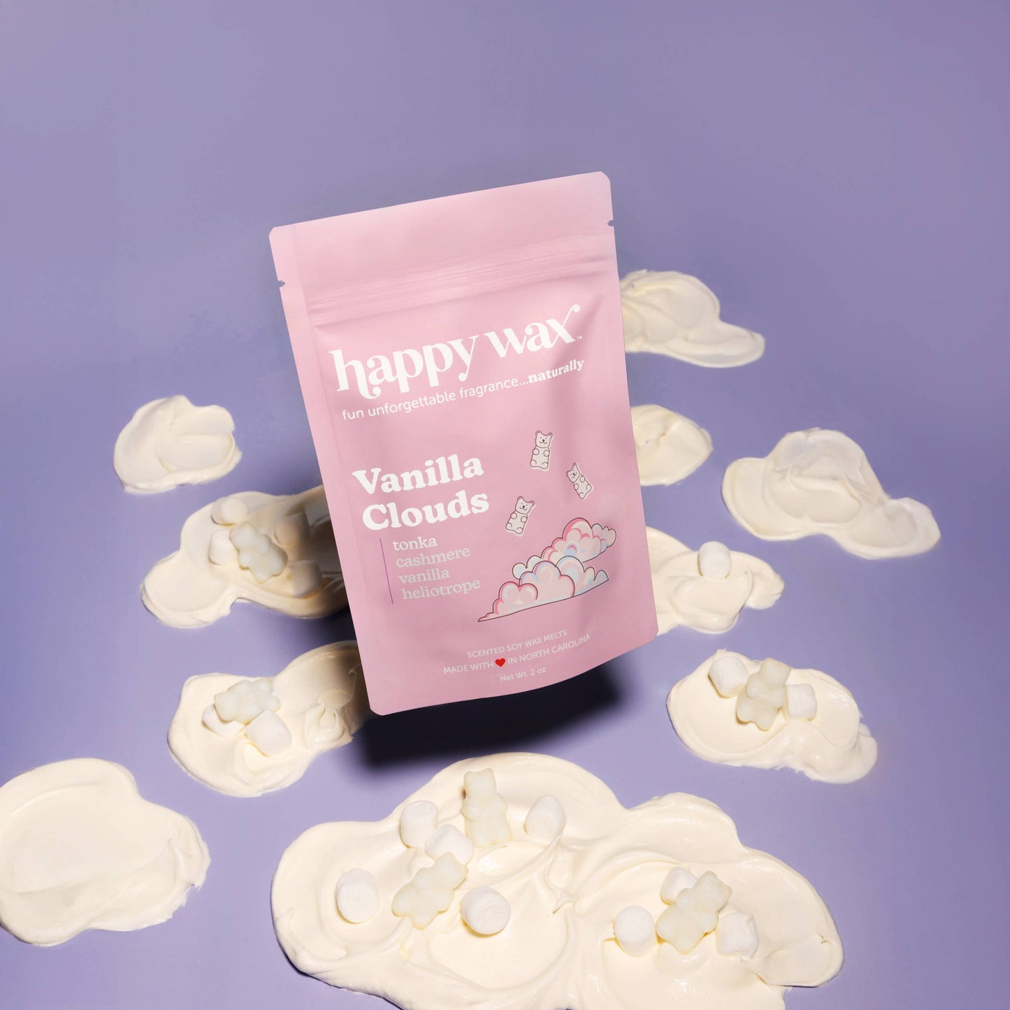Vanilla Clouds Wax Melts - Sample Pouch (2 oz)