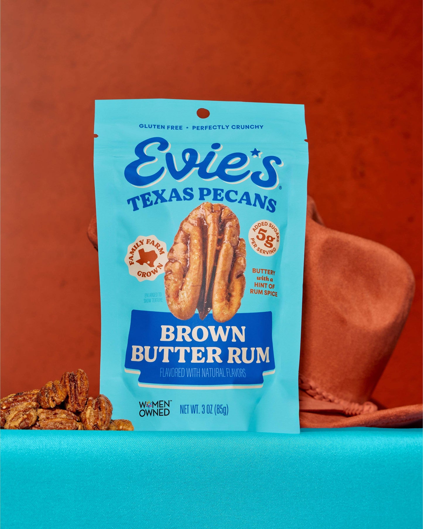 Brown Butter Rum Pecans