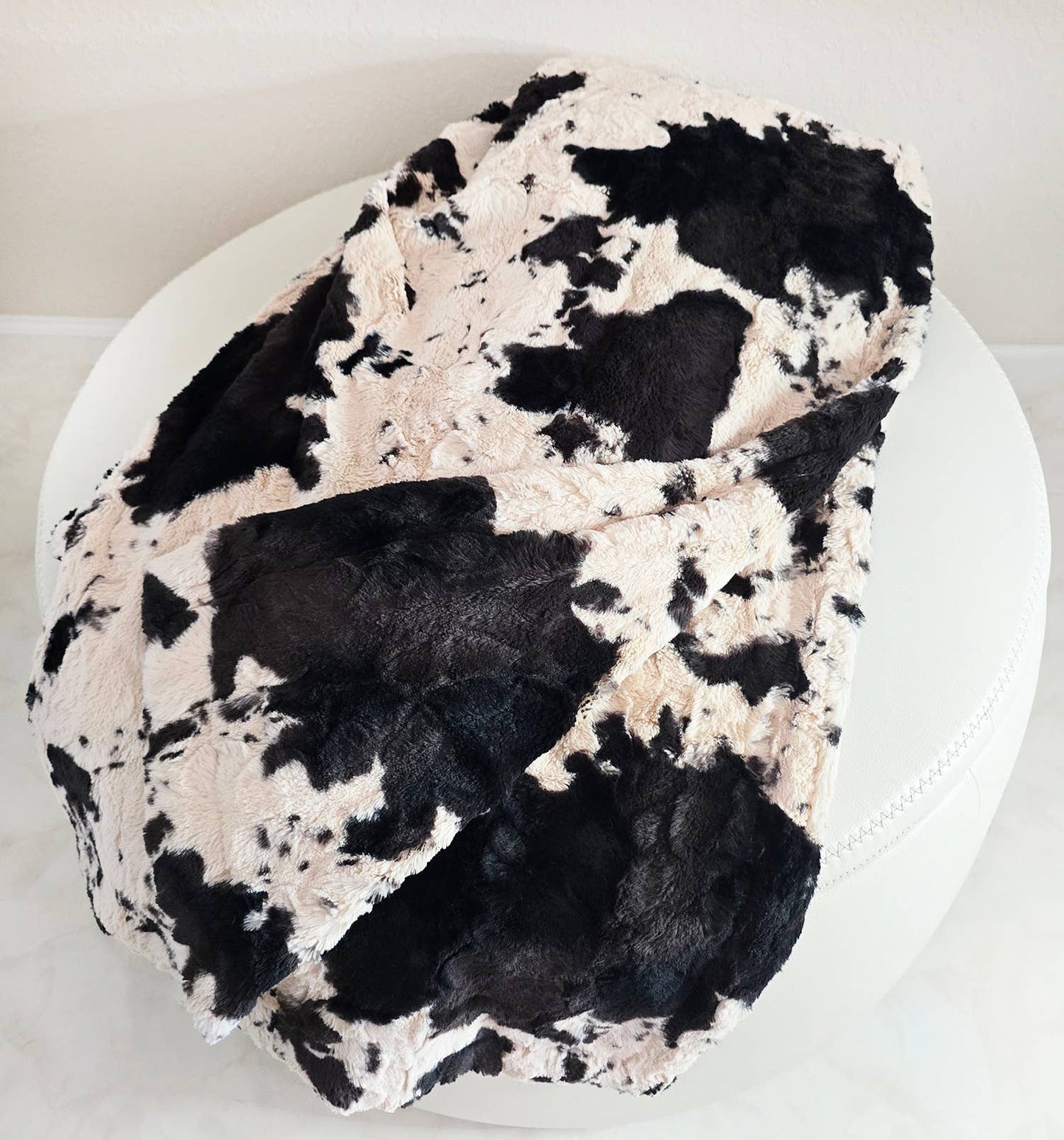 Black Pony 50 x 60 Minky Faux Fur Blanket