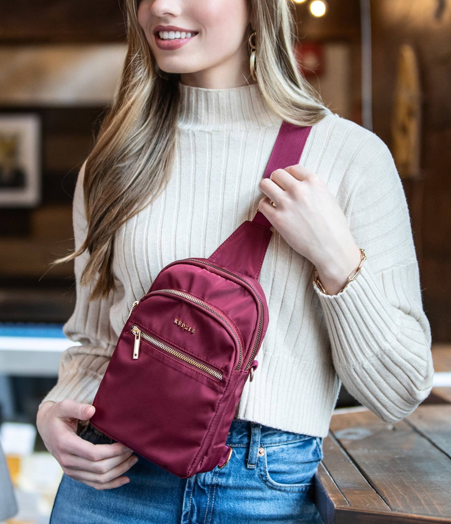 Kedzie Roundtrip Convertible Sling Open Stock