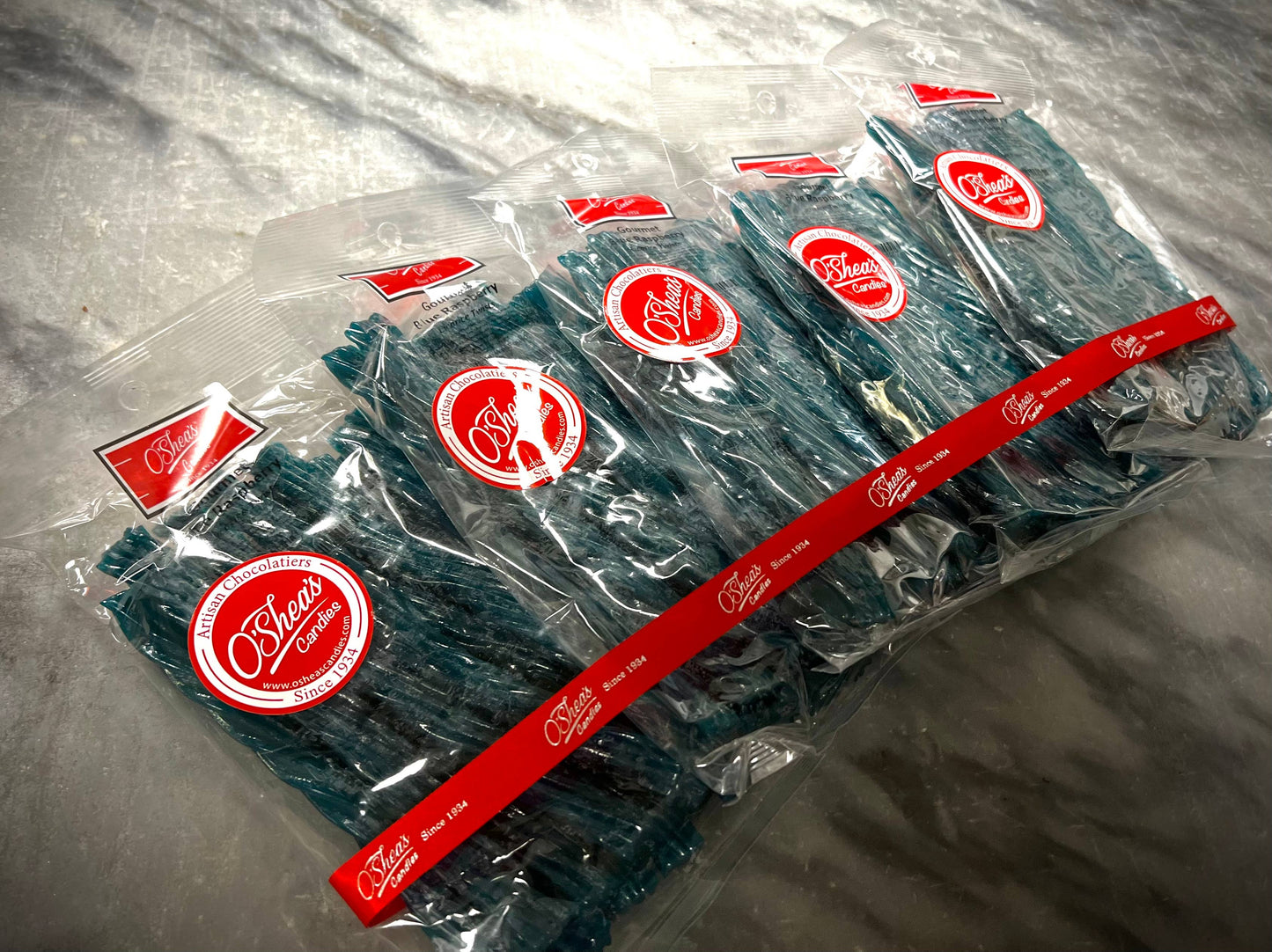 Gourmet Licorice Blue Raspberry 1/2 Pound Bag- Thick Cut