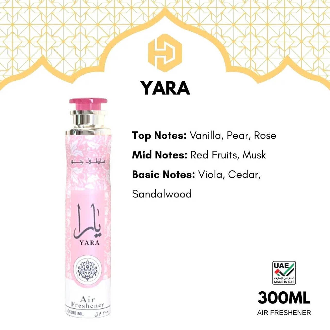 Lattafa Yara Air Freshener, 10.1 Ounce (300 ml)