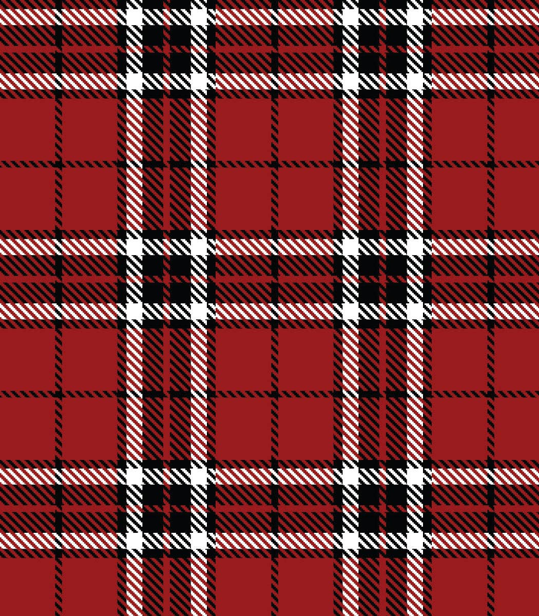 Red Plaid Trunkey Tote