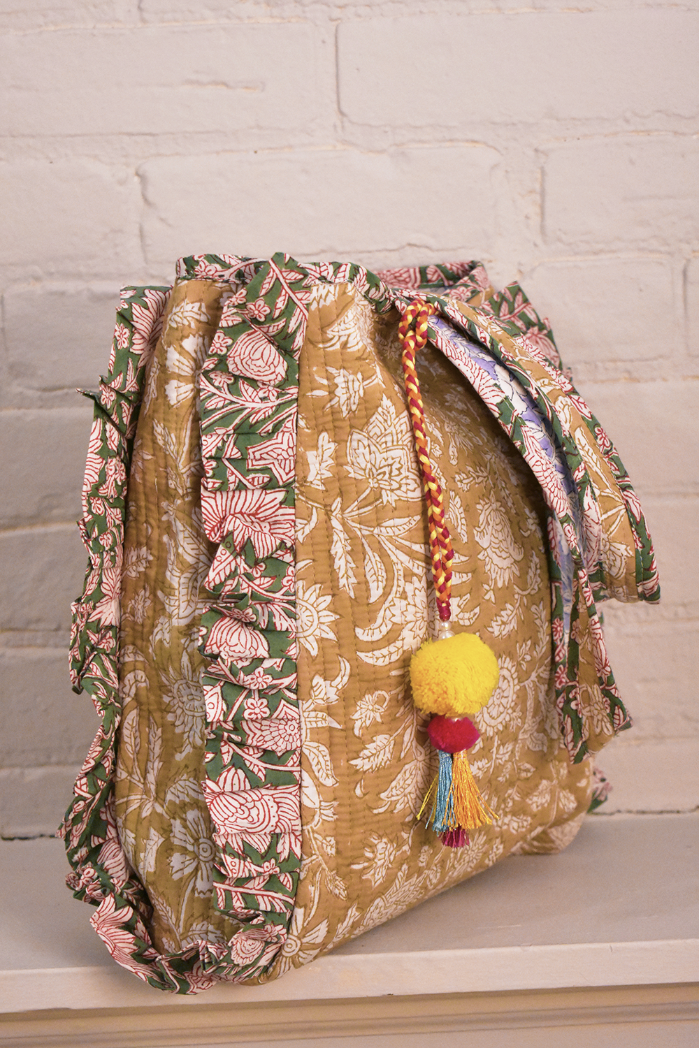 Chanda Frill Tote Bag