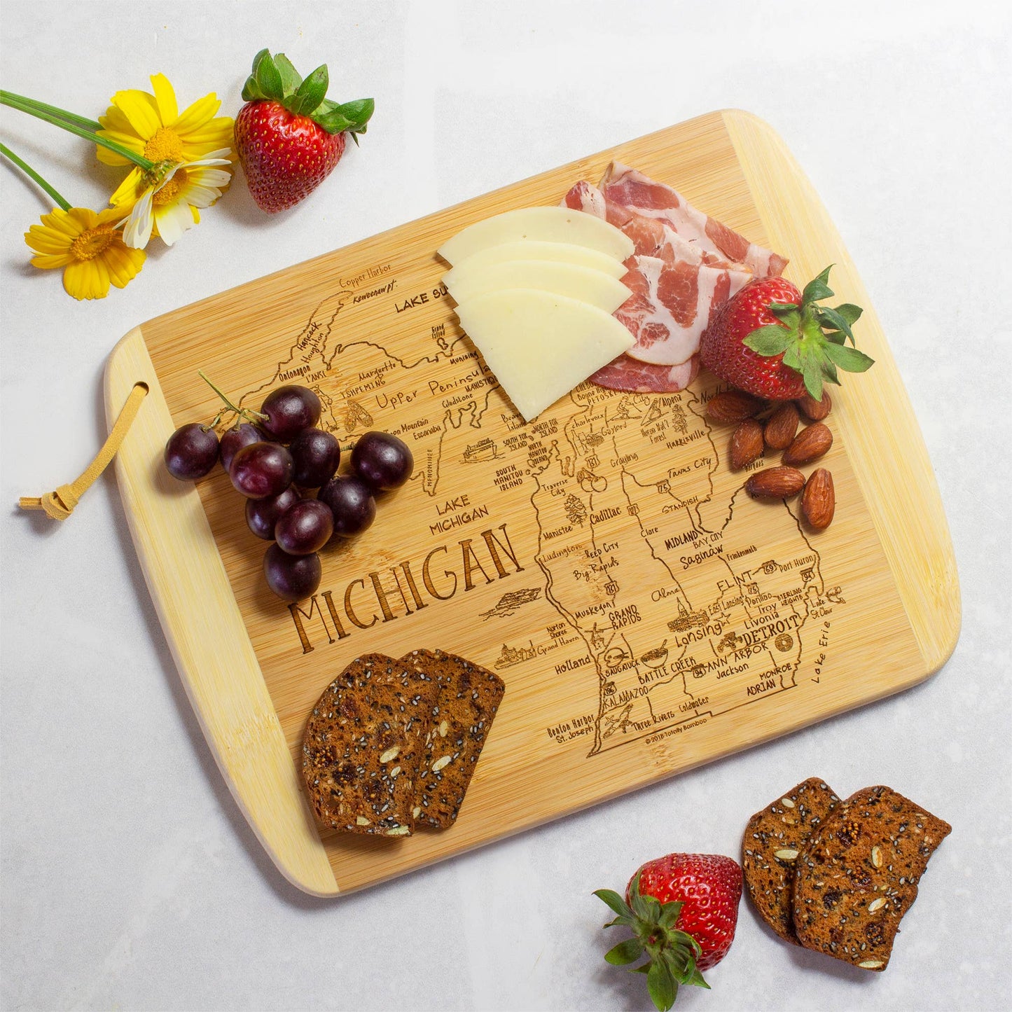A Slice of Life Michigan 11" Cutting & Serving Board