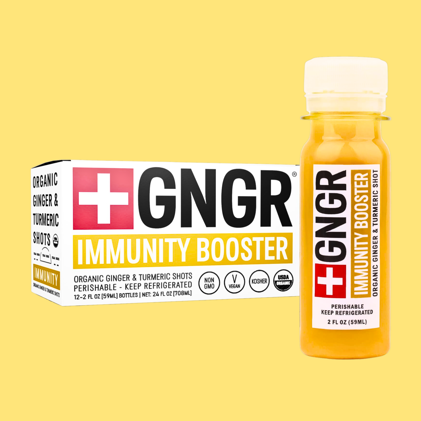 Immunity Booster Shot: Ginger & Turmeric, Immunity Support