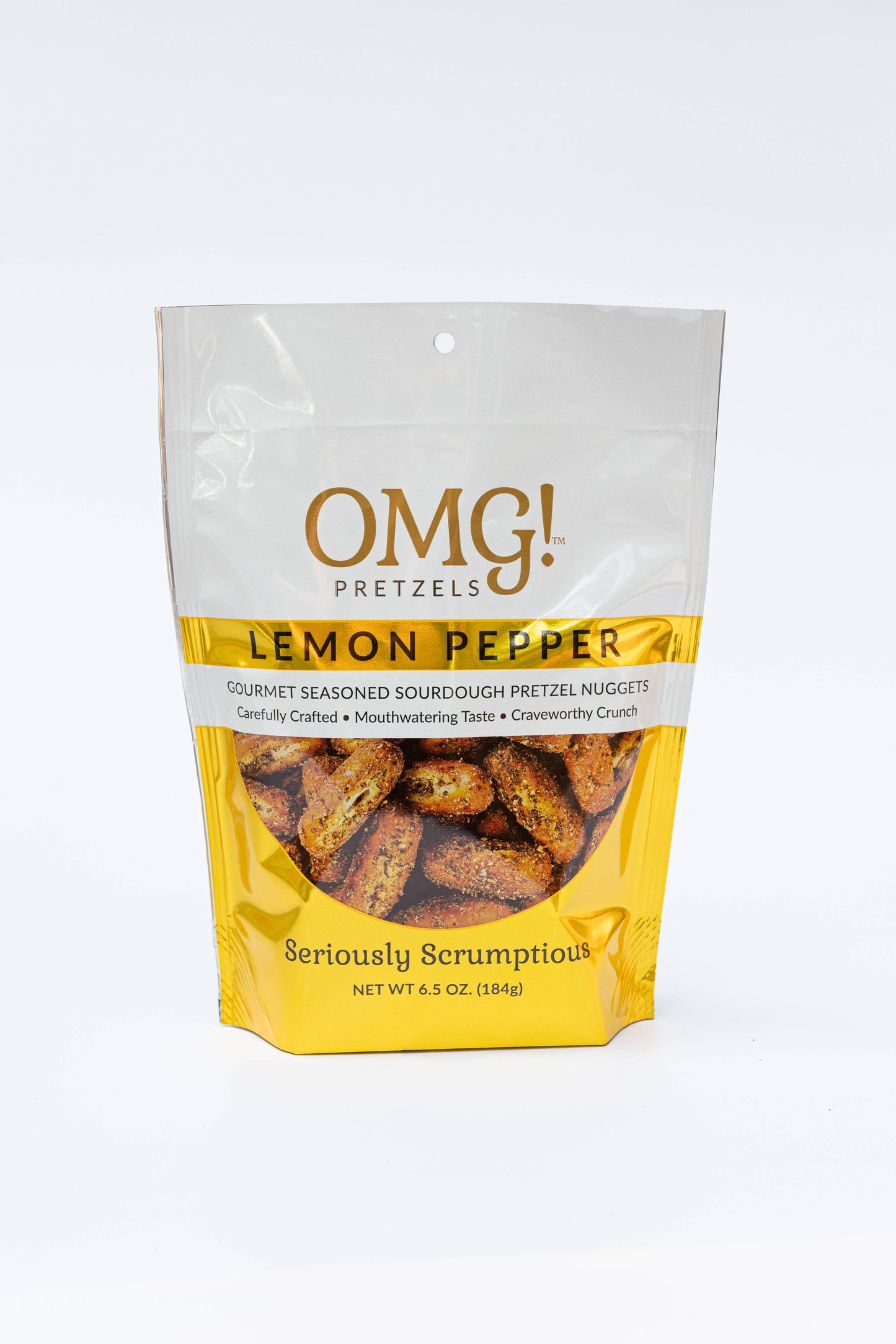 Lemon Pepper Seasoned Sourdough Pretzel Nuggets