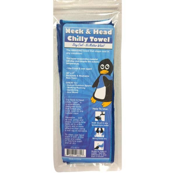 Cooling Towel - Neck And Head Chilly Towel - 39"x2"