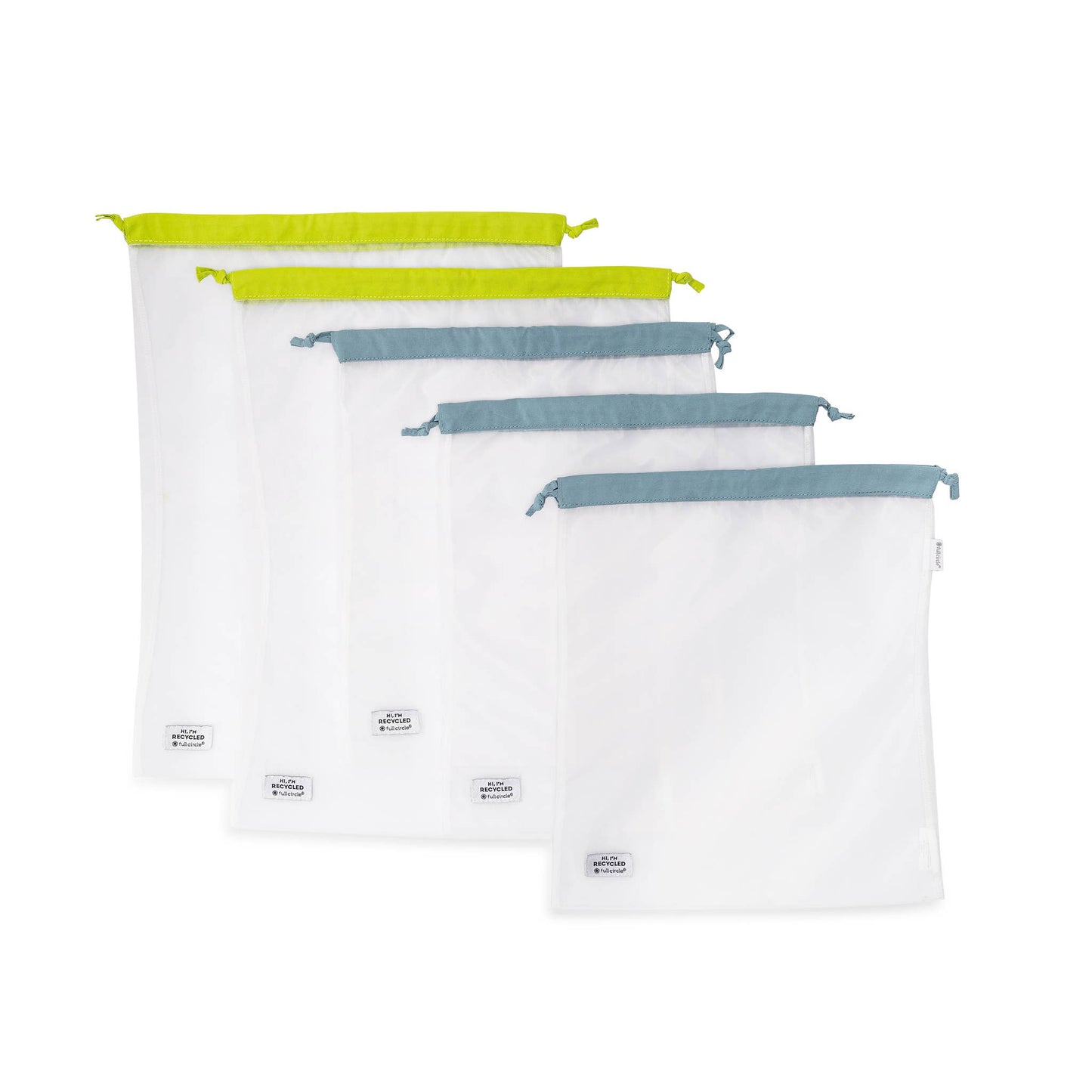 Goodie Bags 5-Piece Recycled Produce Bag Set