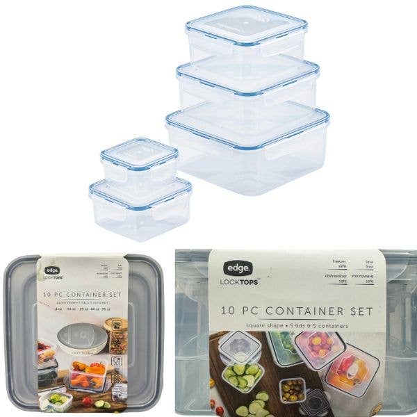 Edge Housewares - 10PC Container Set