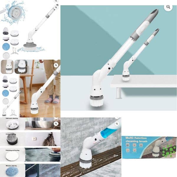 Multi-Function Cleaning Brush USB Charging - GDot Pack