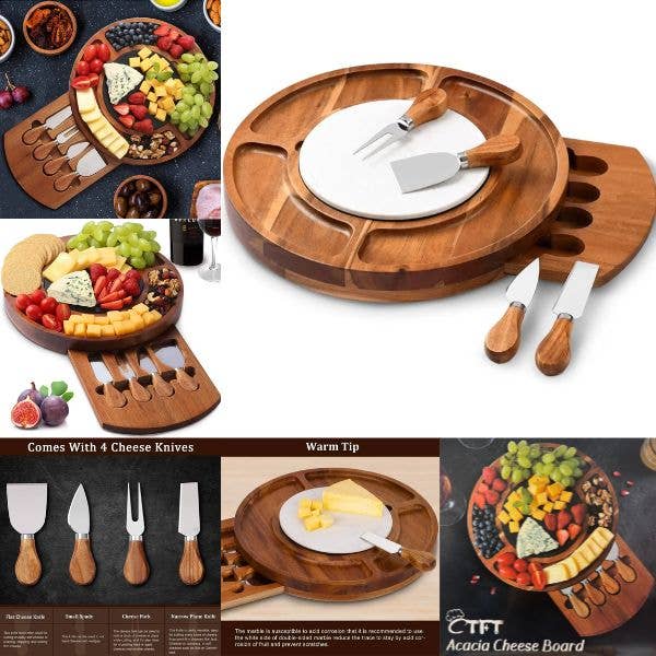 CTFT Cookery - #K5246-BlkBoxAcacia - 12"x12" Premium Acacia