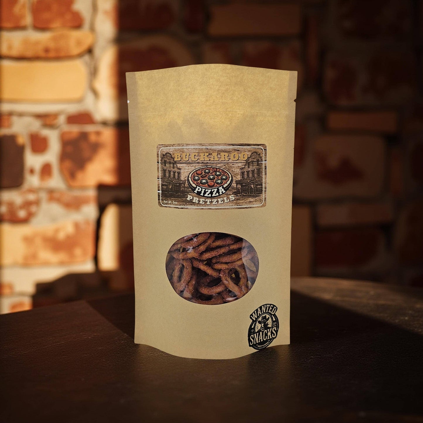 Gourmet Seasoned Pretzels - Pizza 5oz Bag