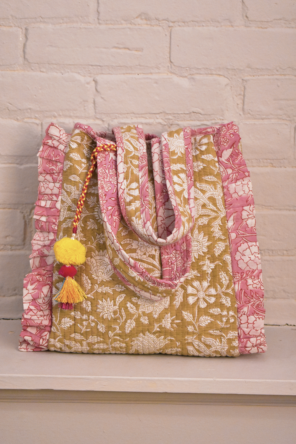 Chanda Frill Tote Bag