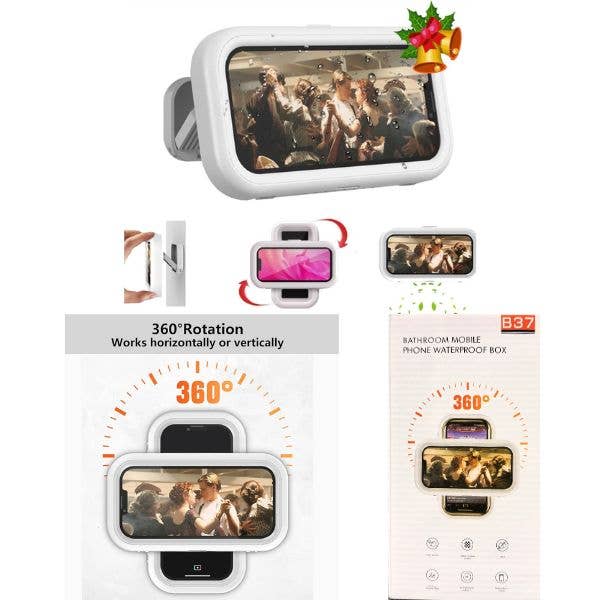 Mobile Phone Waterproof Phone Box - #B37 - 360 Rotation -
