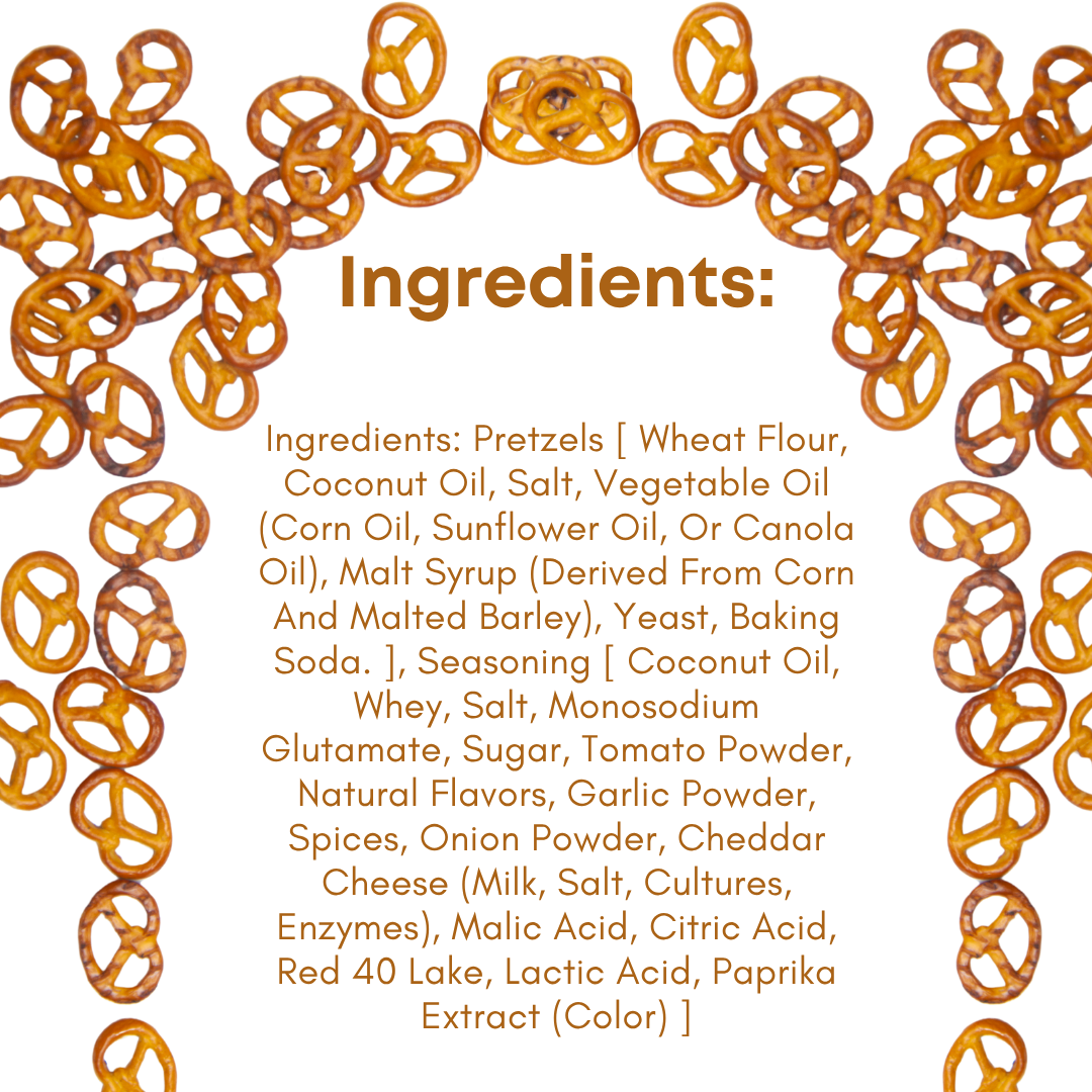 Gourmet Seasoned Pretzels - Pizza 5oz Bag