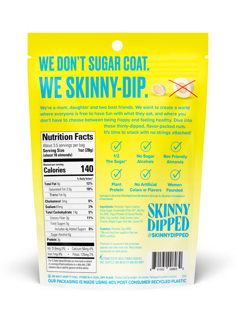 Lemon Bliss Almonds Pouch, 3.5oz