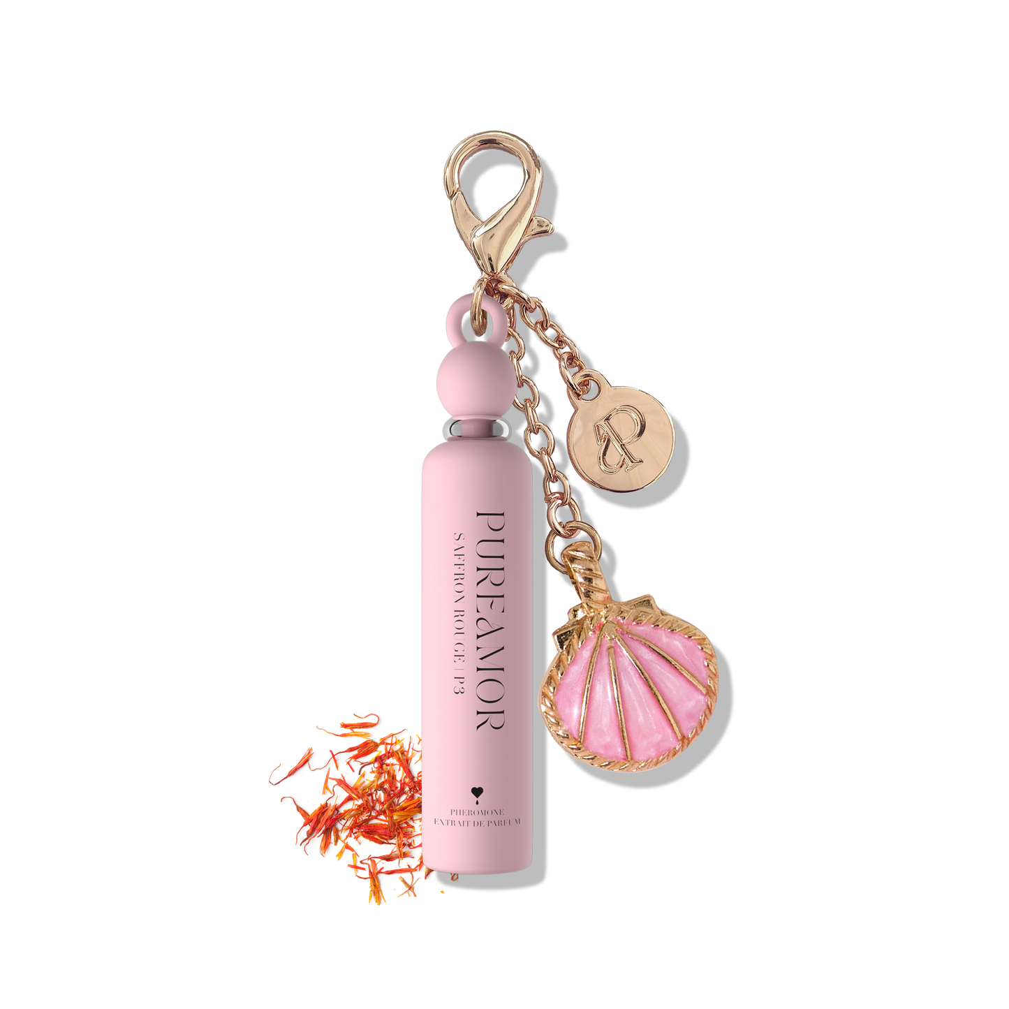 Saffron Rouge Pheromone Perfume Oil Keychain - 2ml Mini