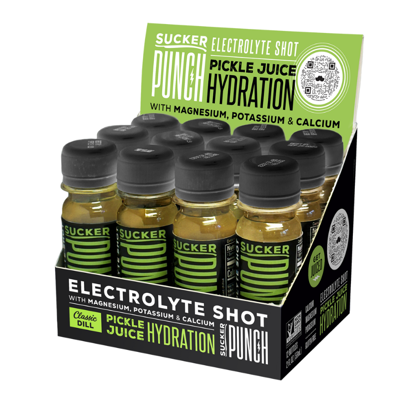 2oz Pickle Juice Shooter - 12x Hydration (with Electrolytes)