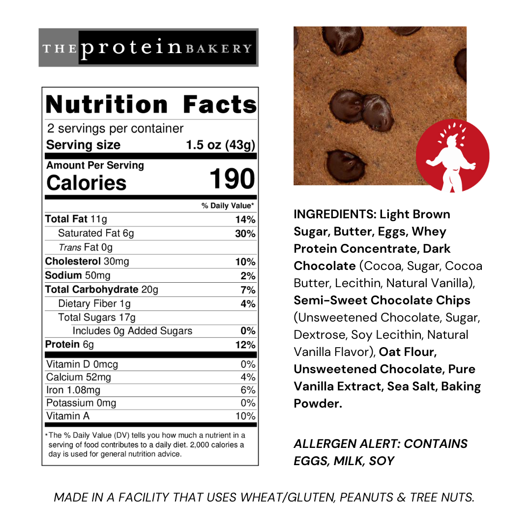 Chocolate Chip Protein Brownie