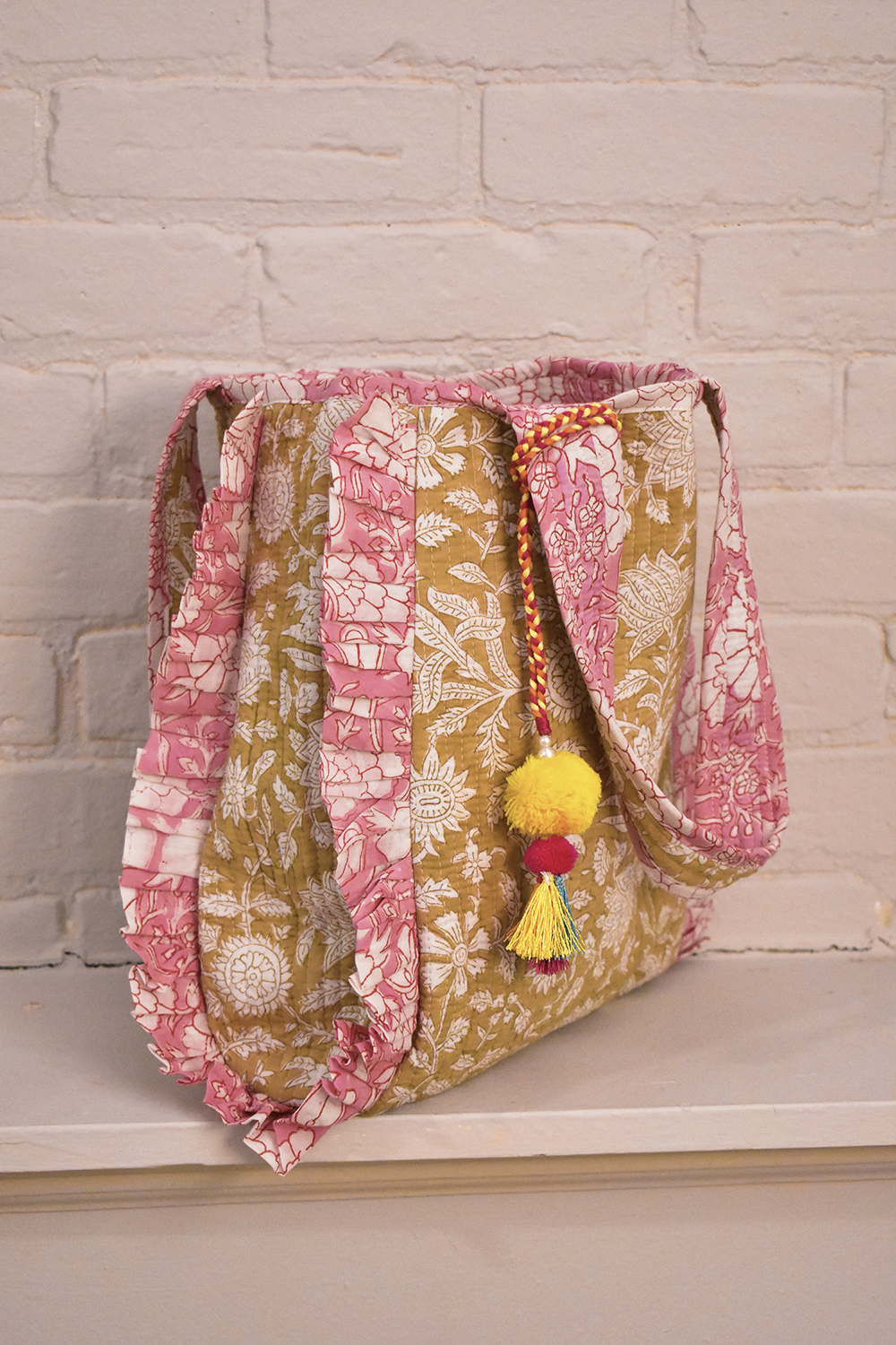 Chanda Frill Tote Bag
