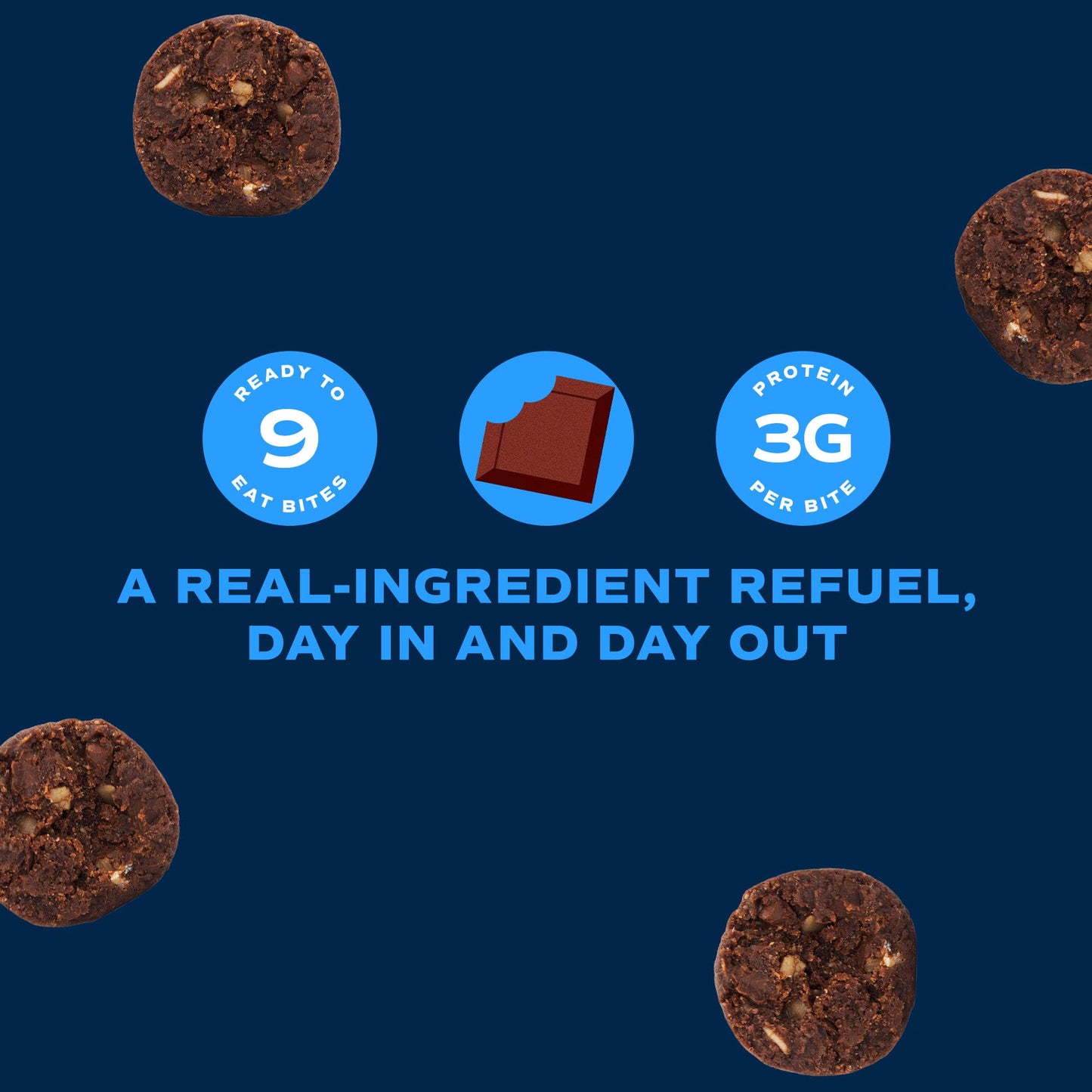 Brownie Batter Protein Balls 4.5 oz- Gluten Free Snack!