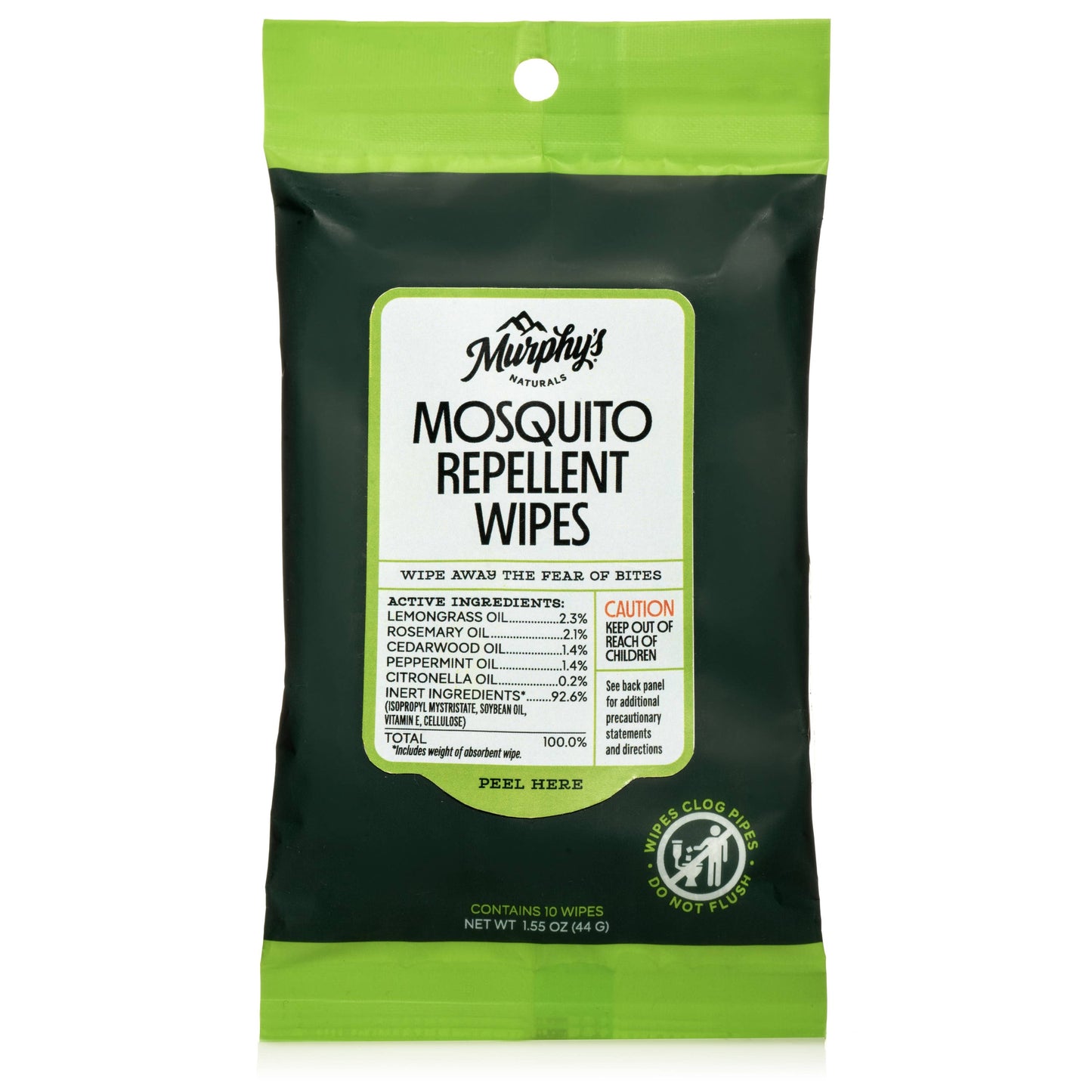Mosquito Repellent Wipes - Display of 6