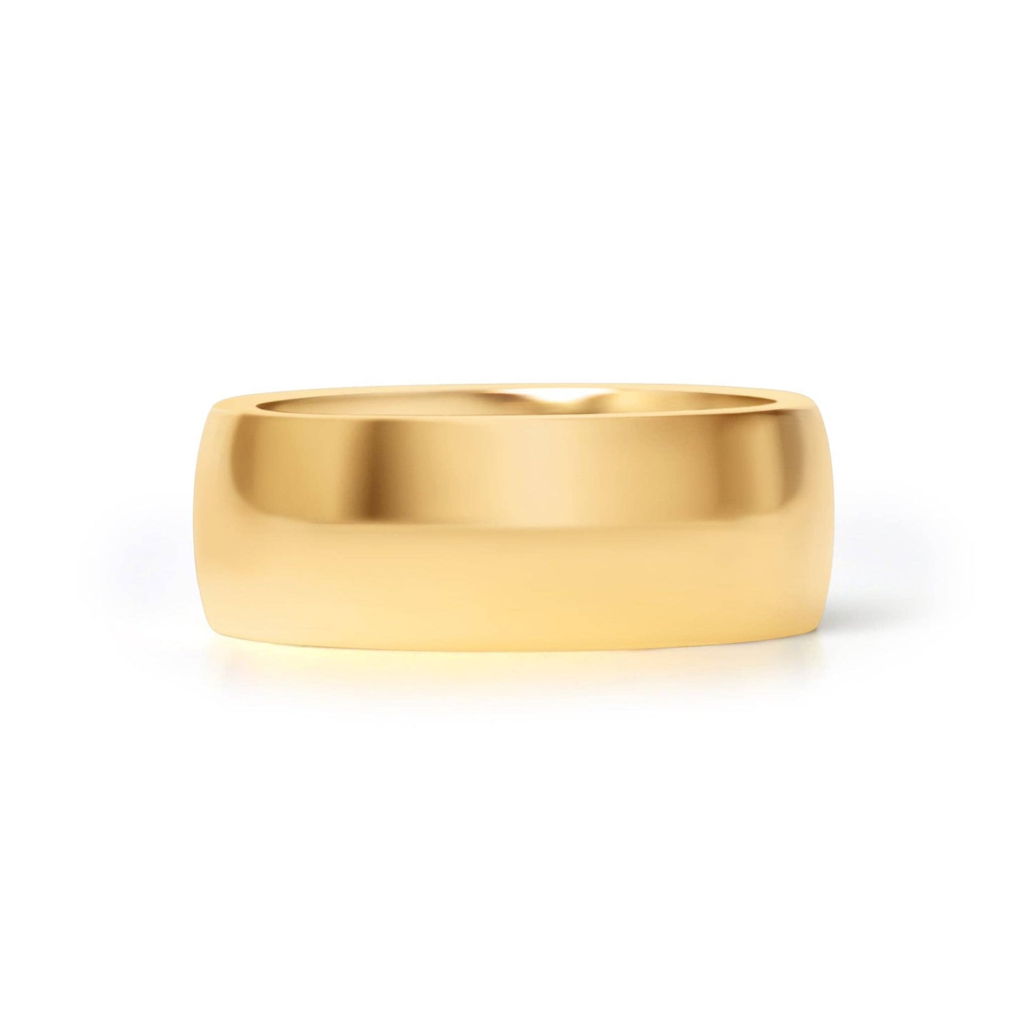 Stainless Steel Blank Gold Ring