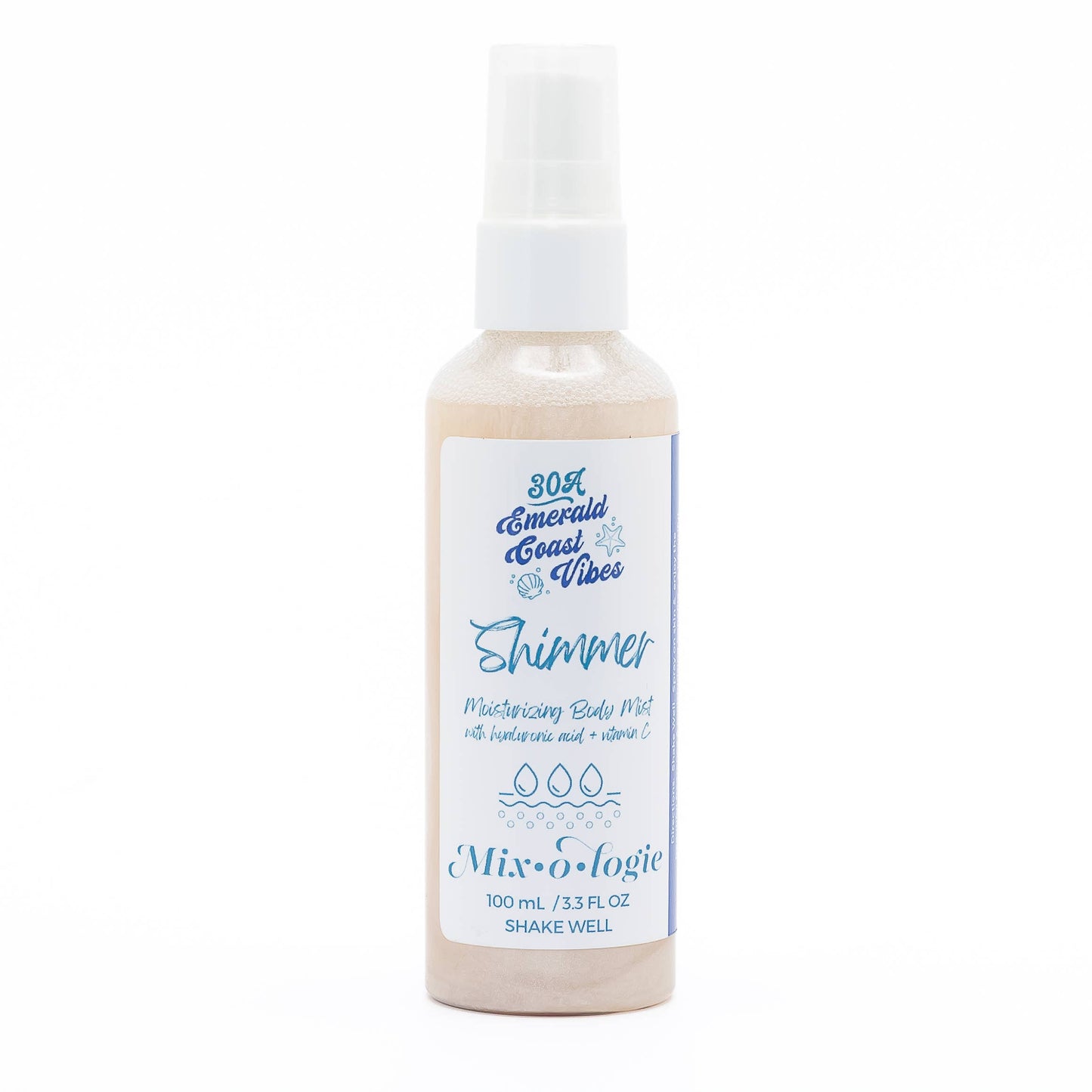 30A Emerald Coast Vibes SHIMMER Body Mist