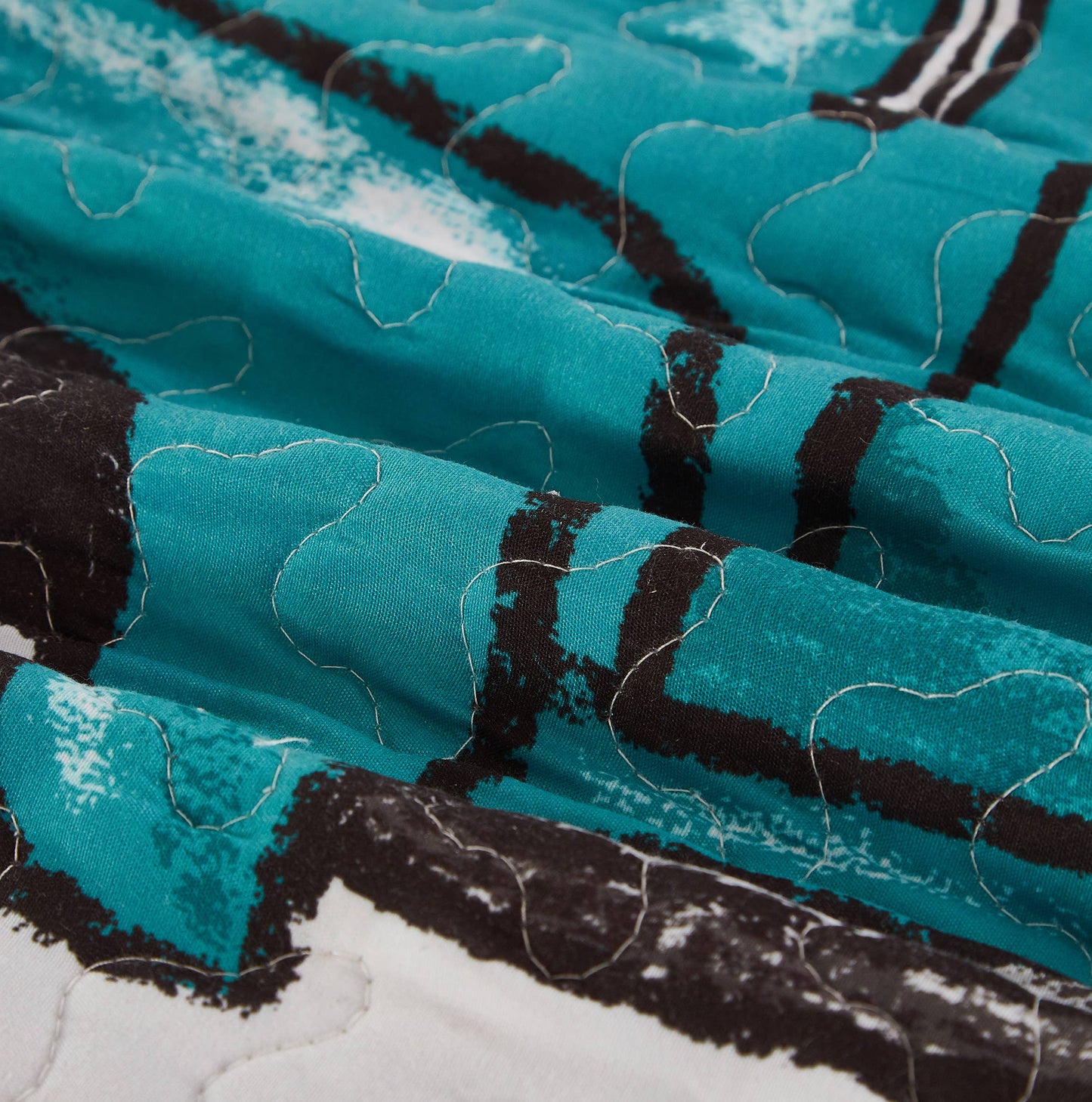 "Flower Truck" Quilted Throw Blanket 50"x60"