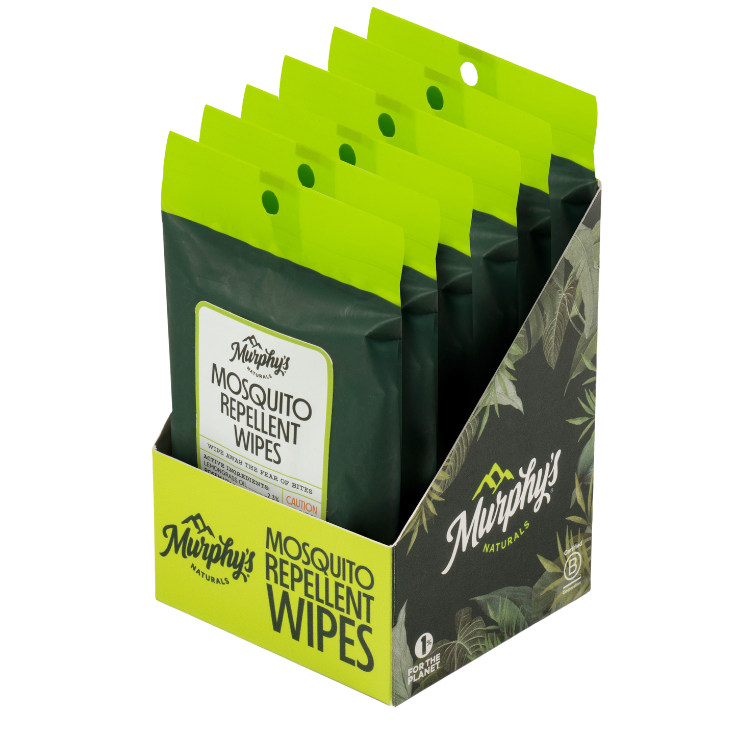 Mosquito Repellent Wipes - Display of 6