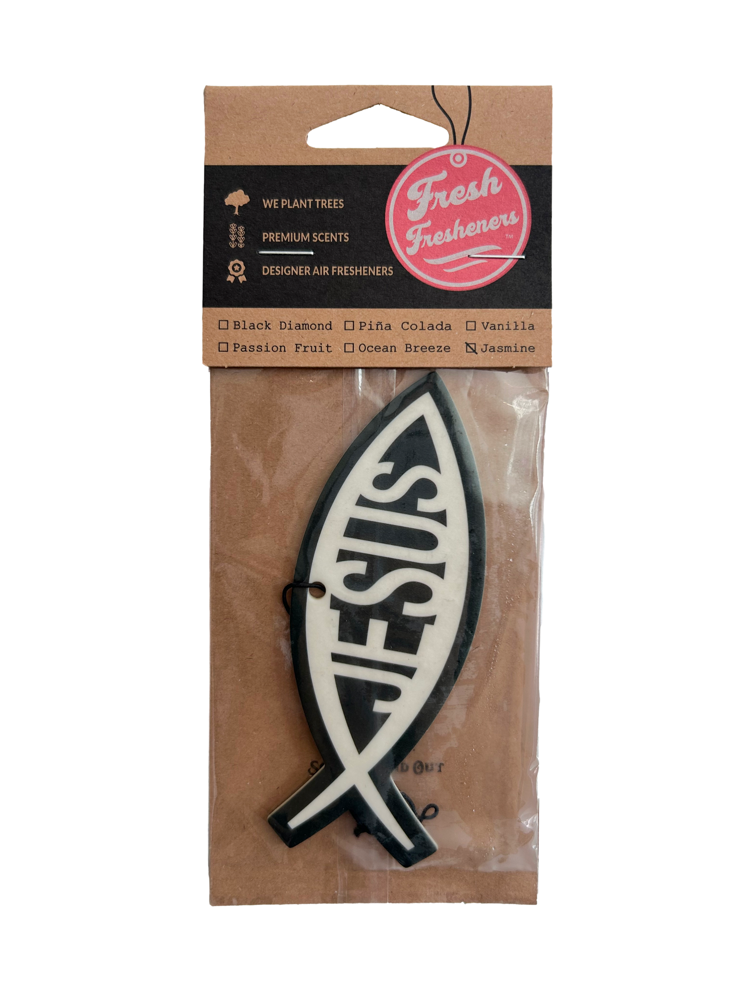 Jesus Fish Air Freshener Pack of 12