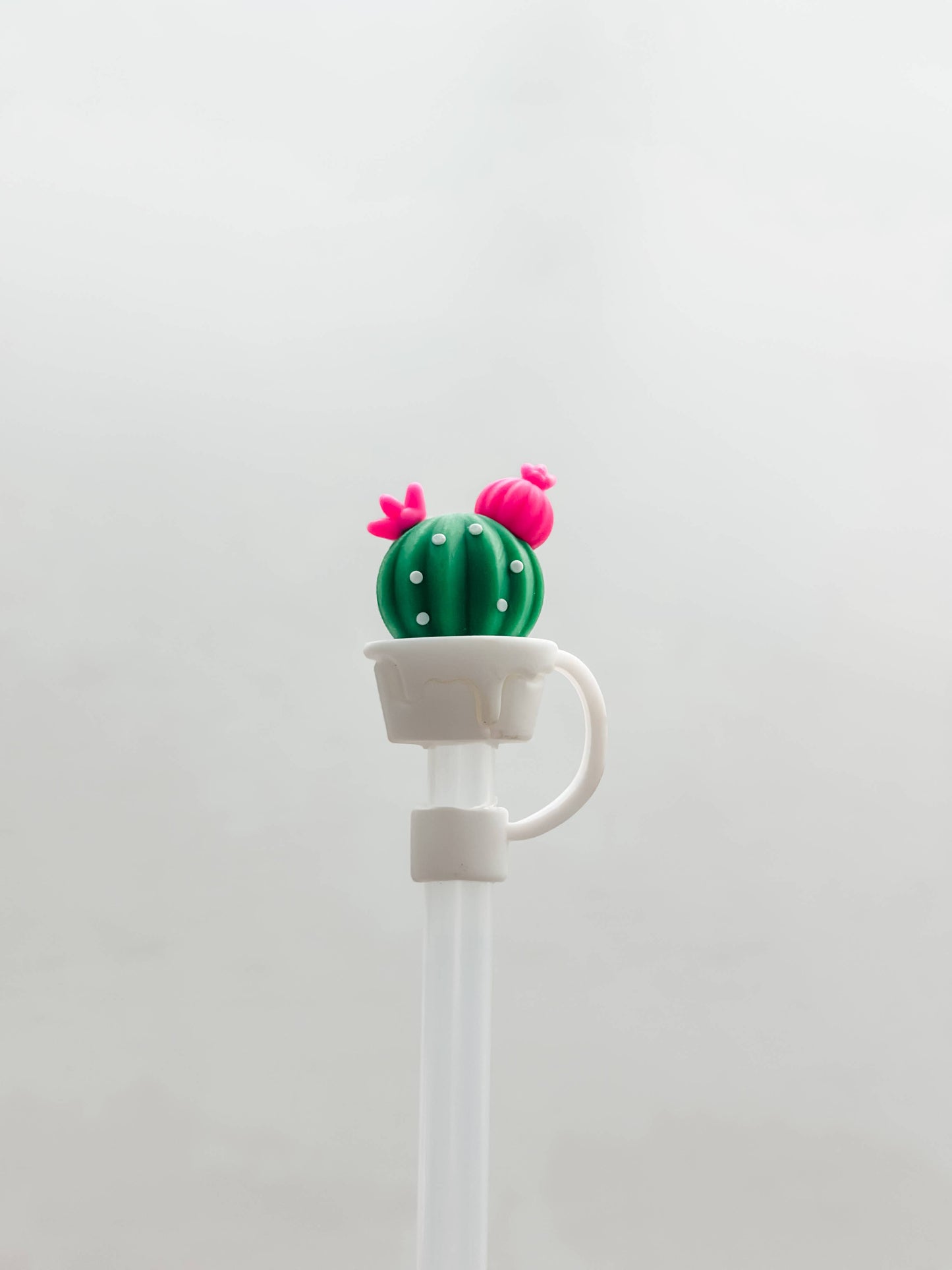 Straw Cover "Pink Cactus"