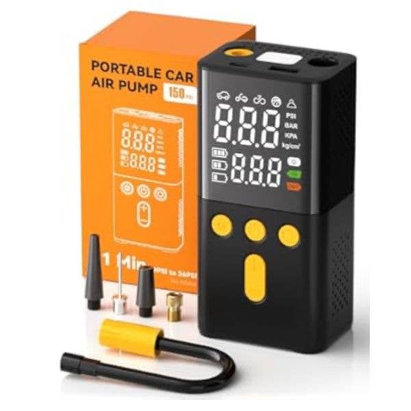 Portable Tire Inflator - #CZK5641 - Orange Box -