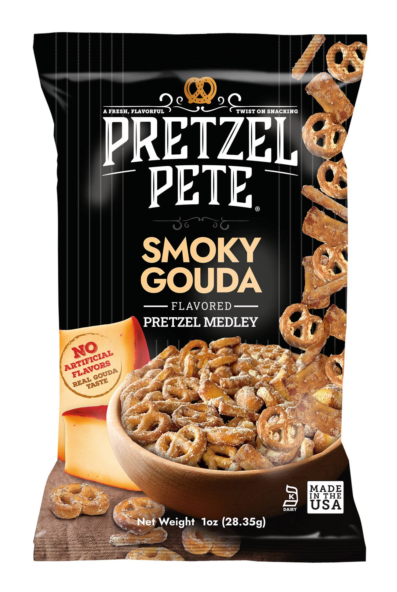 Smoky Gouda Pretzel Medley 1.0 oz.