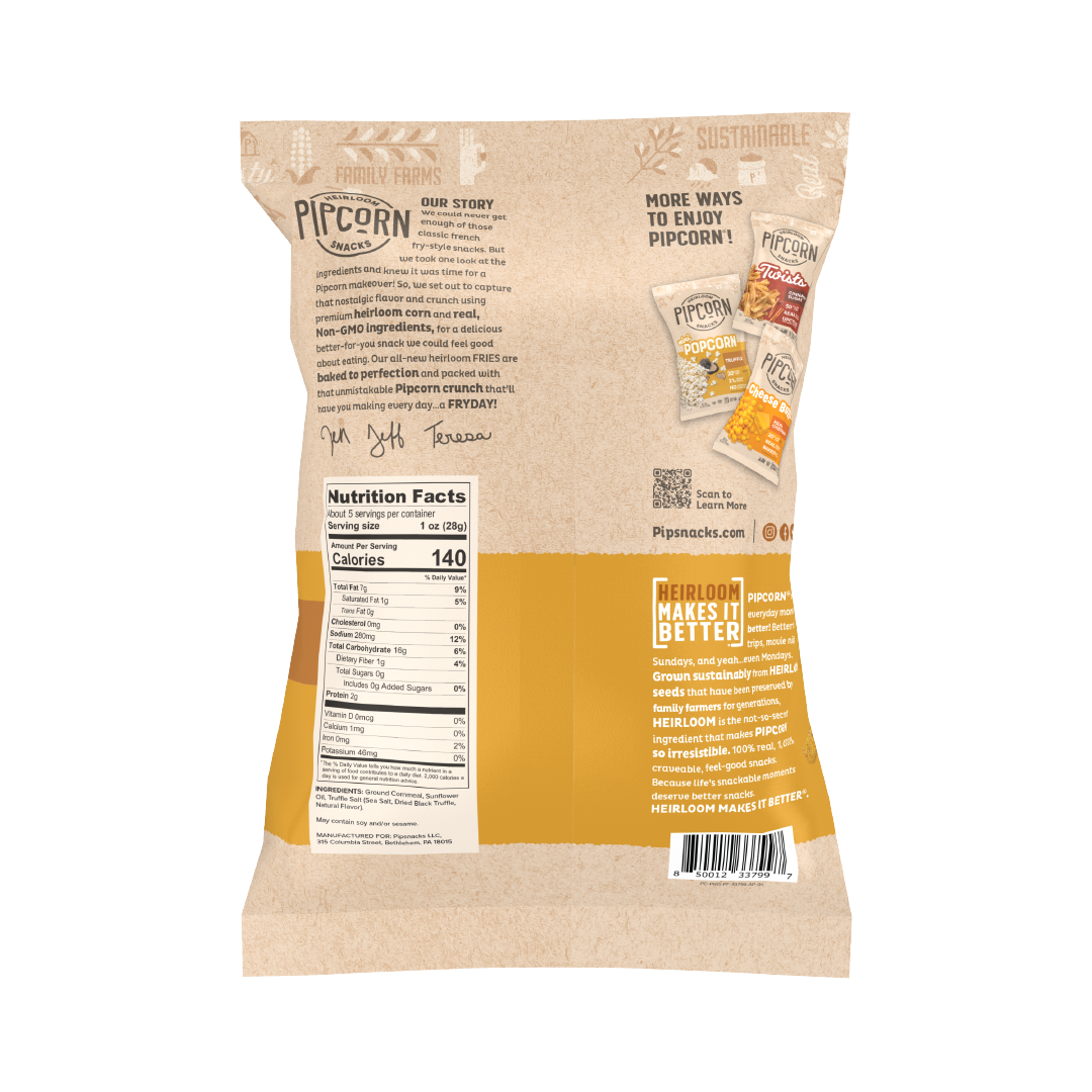 Truffle Fries, 5oz  (12 Bags in 1 Case)