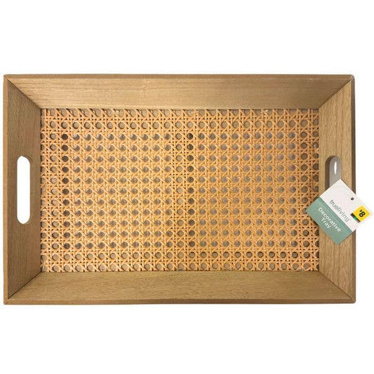 True Living Fashion Serving Tray - #04486 -15"x10" Wood Tray