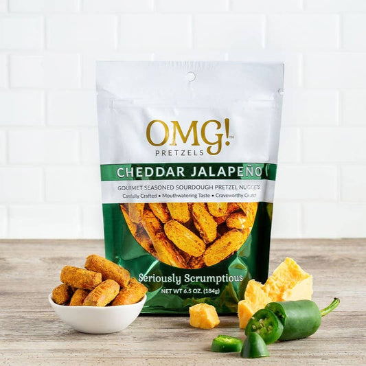 Cheddar Jalapeno Seasoned Sourdough Pretzel Nuggets