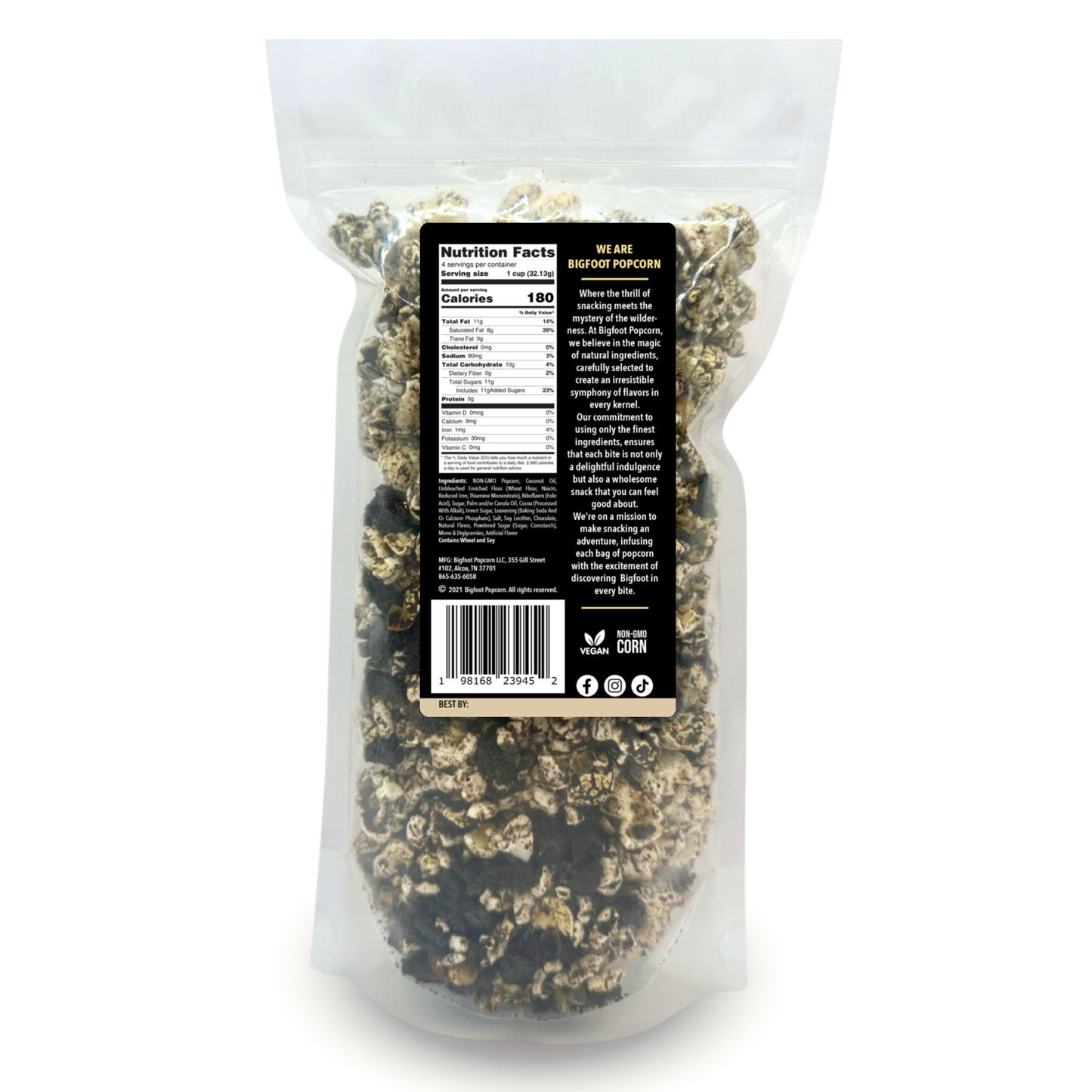 Cookies and Cream Gourmet Popcorn