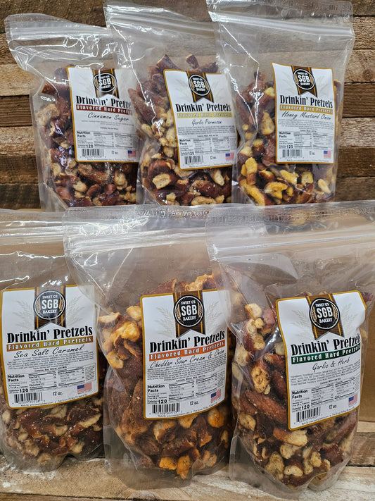 Assortment #P-4 Flavored Hard Pretzels (30 - 12oz Bags)