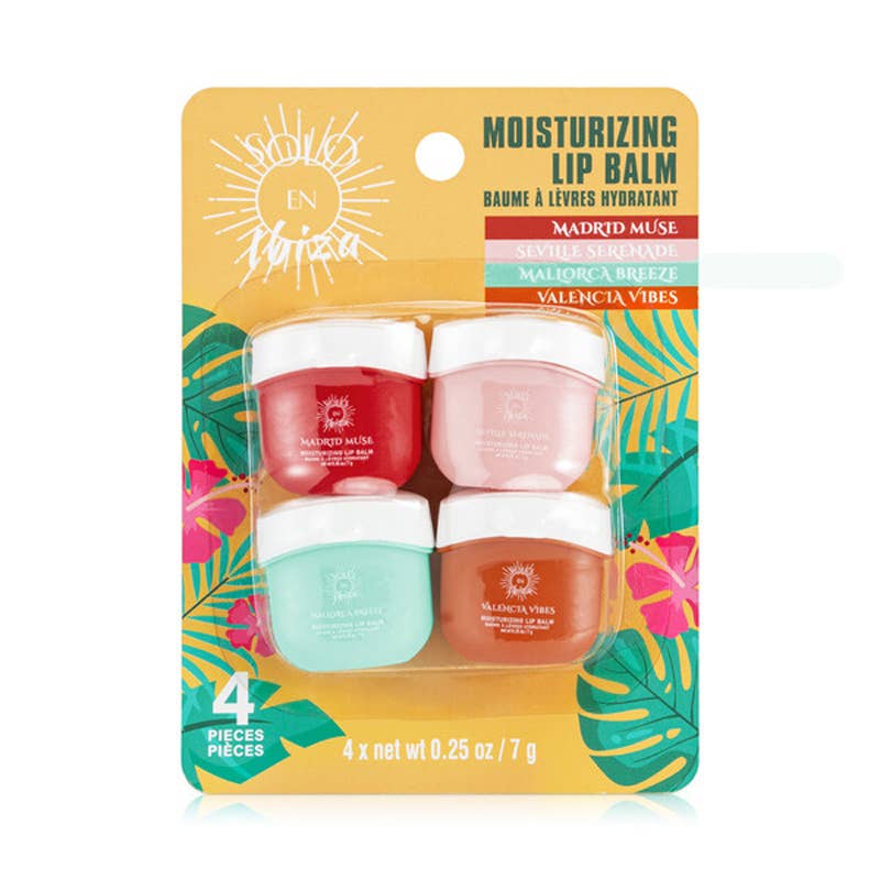 Solo  En Ibiza Moisturizing Lip Balm 4pk
