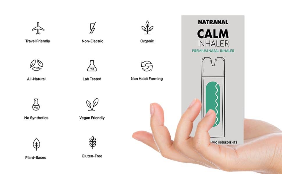 Natranal Organic Calm Nasal Aromatherapy Inhaler – The Thrifty Chick