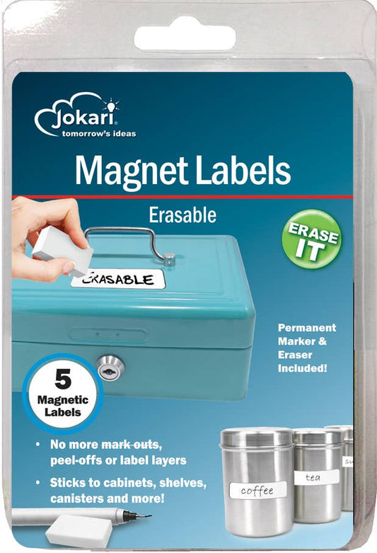 Erasable Magnet Labels (Pen / Eraser)