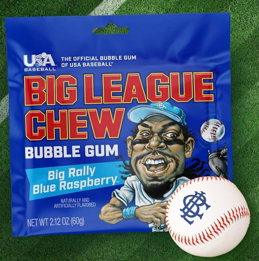 Nostalgic “Rally Blue Raspberry 🌊” Big League Chew Est.1980