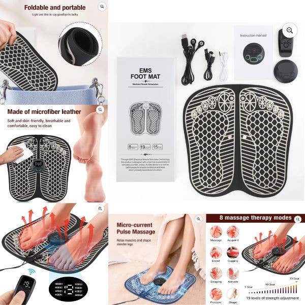 EMS Foot Mat - Electrical Muscle Stimulation - Foot Mat