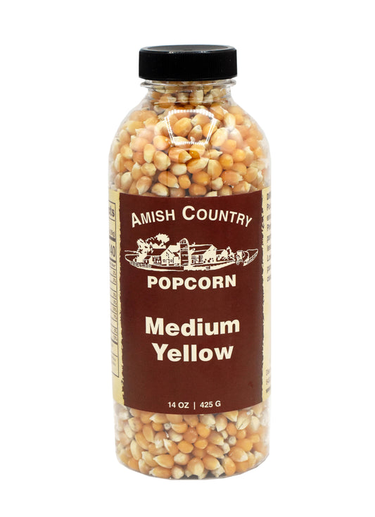 14oz Bottle of Medium Yellow Popcorn