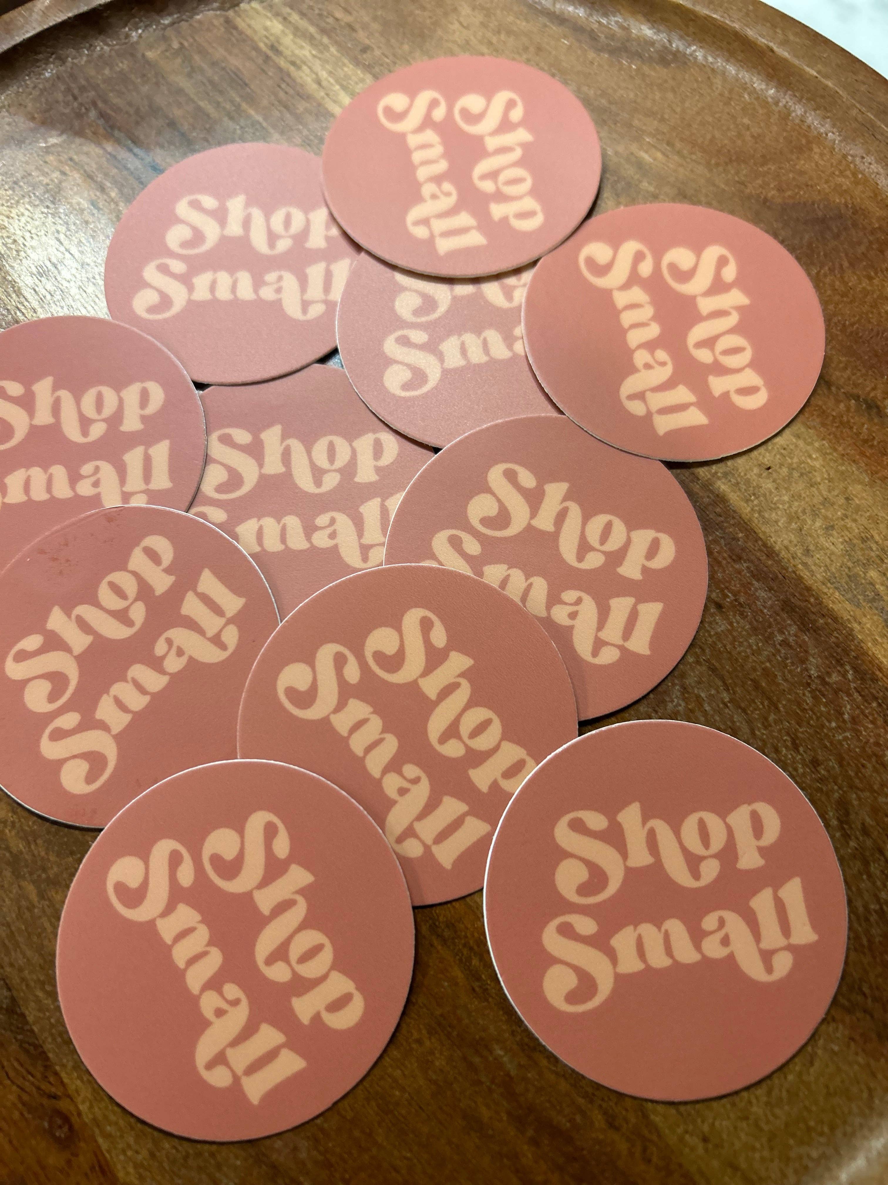 Shop Small sticker • rust – The Thrifty Chick