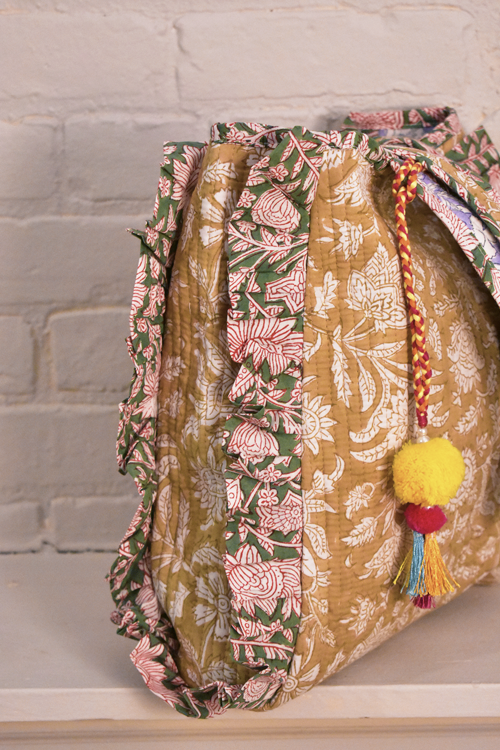 Chanda Frill Tote Bag