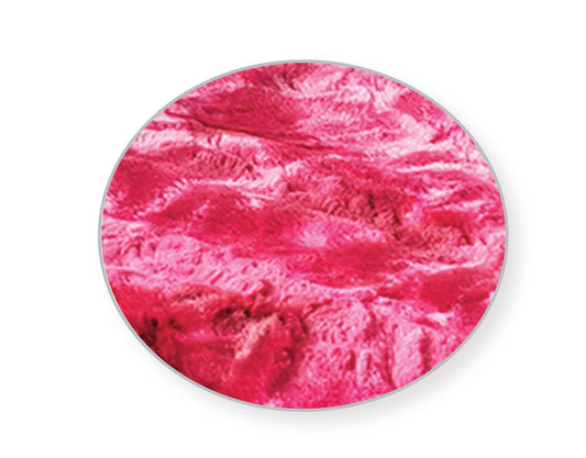 Fushia 60 x 72 Minky Faux Fur Blanket